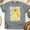 Graphite Heather, variant on Easy Peasy Lemon Squeezy T-Shirt for Women, Cute Pastel Lemon and Bow Graphic Tee, Black, Size S