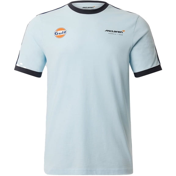 McLaren F1 Gulf Collaboration Men's Ringer Taped T-Shirt