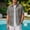 Blue, variant on WIZUTIZ Men's Short Sleeve Button Down Shirt Plaid Loose Lapel Casual Summer Work Shirts with Chest Pocket