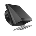 thumbnail image 2 of CoudarTitie Dryer Vent Cover Outside Replacement Accessories Heavy Duty Versatile Waterproof Black, 2 of 9