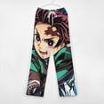 thumbnail image 6 of Demon Slayer Pajamas Pants 3D Printing Wide Leg PJ Pant Loungewear Casual Comfy Sleepwear Lounge Pants for Men WomenM, 6 of 9