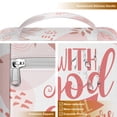 thumbnail image 3 of Funda para biblia MYSMOR Tropical Floral con asa para estudio cristiano, 3 of 6