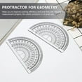 thumbnail image 3 of SHISUYAN 10pcs Plastic Protractors Math Protractor Angle Measurement Tools 180 Degree Protractors for Students, 3 of 9