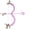 Gold Pink, variant on RUINIXCW Funny Halloween Valentines Day Cupid Costume Accessory Mini Cupids Bow and Arrow Set Wedding Cosplay Party Favors 14.17-15.35 inch