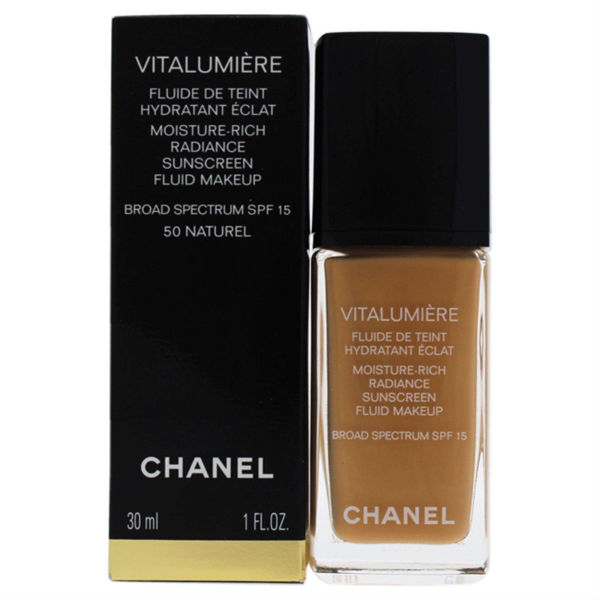 Vitalumiere Fluide Makeup SPF 15 - # 50 Naturel by Chanel for Women - 1 oz  Makeup