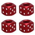 thumbnail image 1 of Miangastore 4 Pcs Valves de Pneu de Vélo Buse en Alliage d'Aluminium Couvercle Anti-Poussière (Rouge), 1 of 8