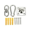 thumbnail image 2 of Ceiling Hanging Kit, Firm Connection Hammock Chair Hanging Kit Anti Rust Heavy Duty  For Yoga Hammock, 2 of 8