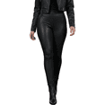 thumbnail image 1 of Leggins Cuero Afelpado Interior Strech Legging Térmico de Talle Alto Malla Vinipiel Legins Mallon de Mujer, 1 of 9