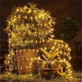 thumbnail image 6 of Kugisaki Christmas Net Lights Outdoor Decoration, 192 LED Net Lights with 8 Modes 118"x78" Waterproof Holiday Outdoor Bush Mesh Lights for Halloween Christmas Decorations（Yellow）, 6 of 6