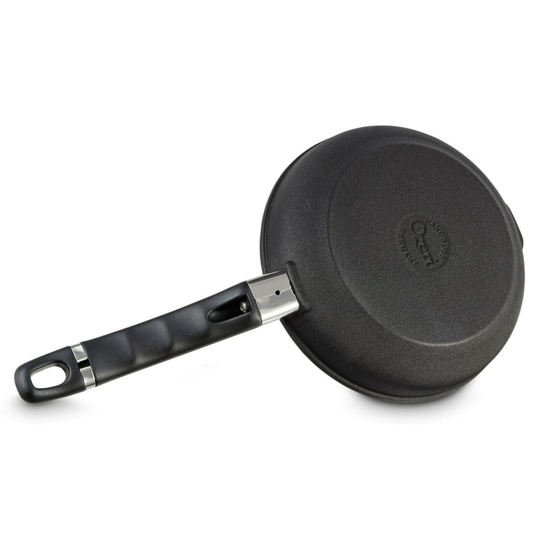  12 Green Ceramic Frying Pan by Ozeri – 100% PTFE, PFC, APEO,  GenX, NMP and NEP-Free German-Made Coating