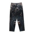 thumbnail image 4 of Daiia Majestic Black Yak Women's Sleep Pant with Pockets and Drawstring,Pajama Pants-Small, 4 of 9