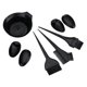 thumbnail image 1 of Kit profesional para teñir el cabello con tazón para mezclar, brocha, peine y protectores para los oídos, ideal para salón o uso doméstico., 1 of 5