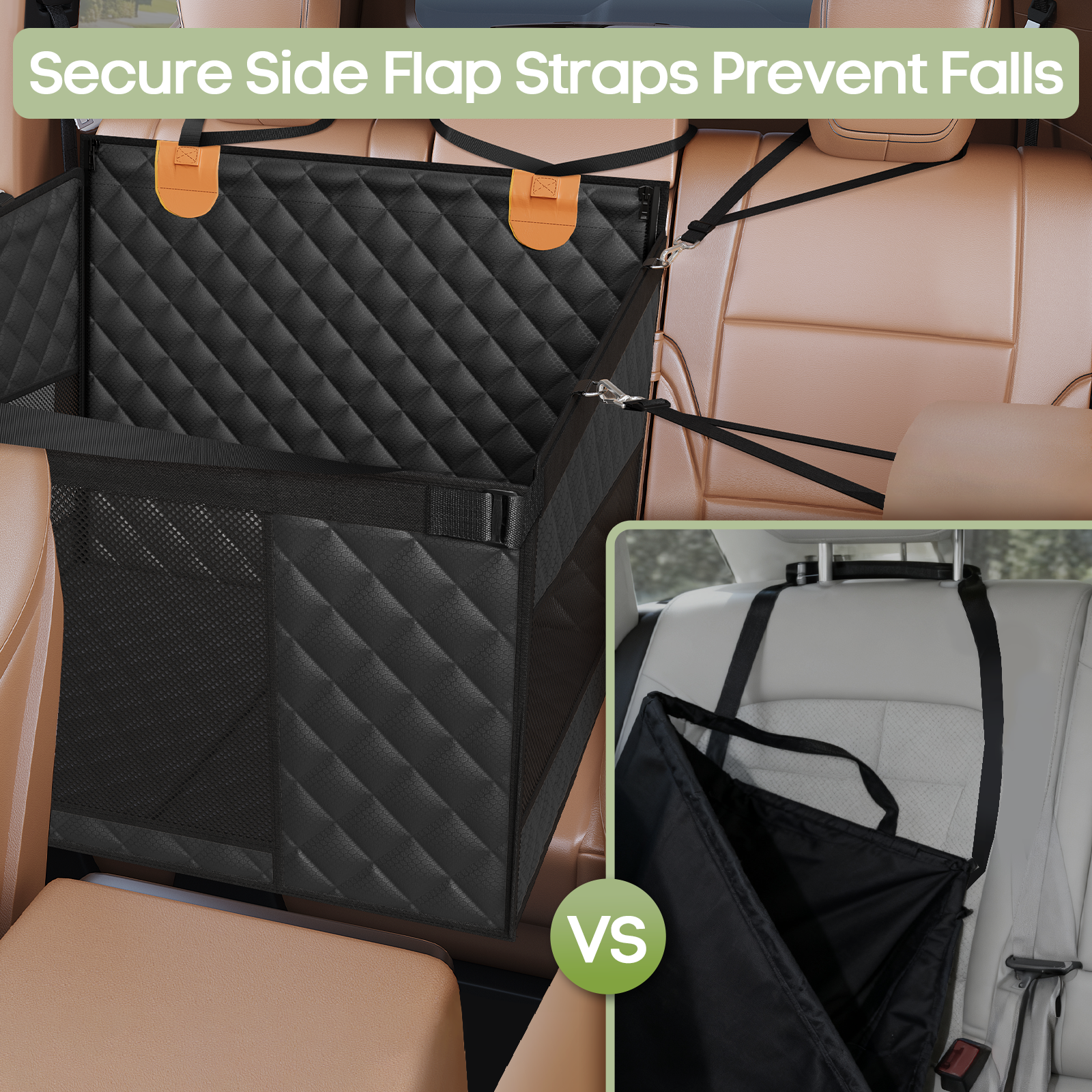 Smatto Large Dog Car Seat with Mesh Windows photo 8
