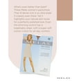 thumbnail image 7 of Melas Women's Ultra-Sheer 8 Denier Bare Control Top Pantyhose - Womens - Female (Large, Nude), 7 of 7