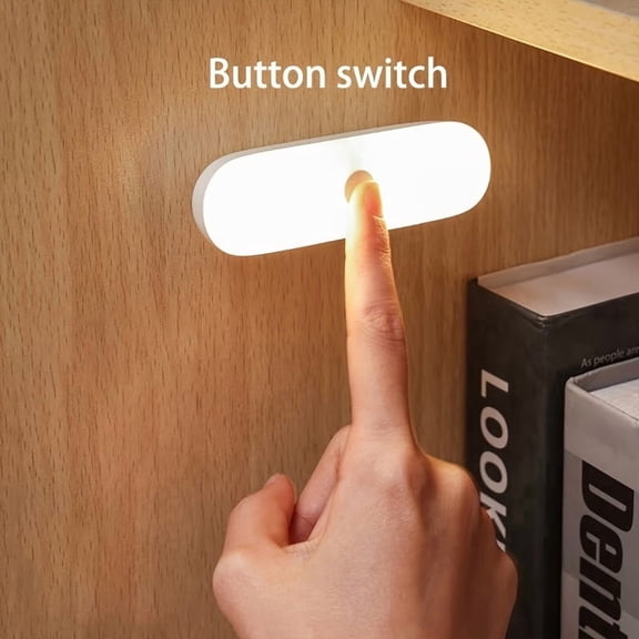 Led Rechargeable Night Light Wireless Auto On/Off Motion Light Back to School Essentials for Dorms Adhesive Battery Powered Light for Hallway Closet Bedroom