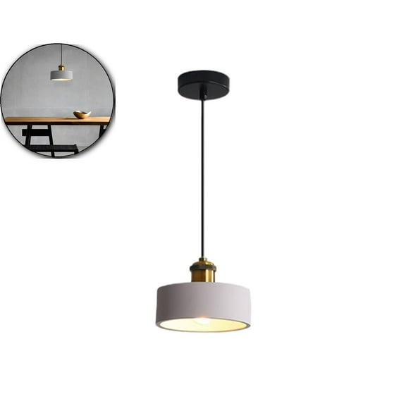 Dvruxg Iron Hanging Desk Lamp – Dining Table Bar Bedroom Pendant Light Fixture – Adjustable Hanging Light for Restaurant, Study Room, Tea Room & Coffee Shop