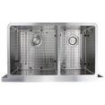 thumbnail image 4 of Transolid Diamond 36'' x 20'' Double Basin Farmhouse Kitchen Sink, 4 of 11
