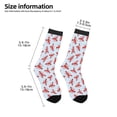 thumbnail image 2 of Rocae Cartoon Lobsters 1 for Girls Boys Crew Socks,Children's Socks, Kids Socks, Toddler Socks: Daily Wear with Kids School Uniform, 2 of 5