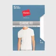 thumbnail image 4 of Hanes Premium Men's Short Sleeve Crewneck T-Shirt 5pk - White L, 4 of 4