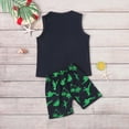 thumbnail image 7 of TOWED22 Boys Summer Clothes 2Pcs Outfits Sleeveless Printed Tank Top and Shorts Play Set 2-8 Years Green,6-7 Y, 7 of 7