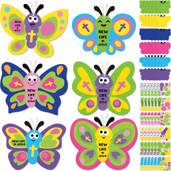 Diy Butterfly Ornament Craft Kit For Party Handmade Activity
