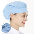 thumbnail image 6 of Work Headband Hotel Bundled Hair Cooking Hygienic Cap Work Wear Food Service Chef Cap Dust proof Work Cap Cook Hat Wrap Hair Hat WHITE, 6 of 8
