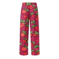 thumbnail image 4 of Pisexur Pantalons de Survêtement pour Hommes Pantalons de Travail en Tissu Haut de Gamme pour Hommes, Pantalons Longs à Taille Élastique avec Cordon de Serrage et Poches Rouges, TG, 4 of 5