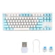thumbnail image 3 of Teclado mecánico de luz mixta, 87 teclas, teclado de computadora, teclado, periféricos de computadora, calidad inigualable, 3 of 9