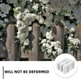 thumbnail image 6 of OFFIGAM Yard Fence White Plastic 12Pcs 7.9In Round Top For Outdoor Garden, 6 of 6