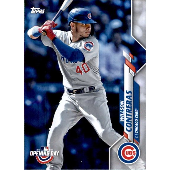 Collectible 2020 Topps Opening Day #24 Willson Contreras Chicago Cubs MLB Baseball Trading Card