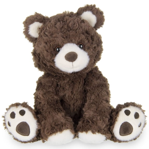 Bearington Clancy Teddy Bear Stuffed Animal 10.5" - Soft and Cuddly Stuffed Bear Plush with Weighted Bean Bag Bottom - Adorable Soft Teddy Bears Gift for Kids, Adults, and Plush Collectors