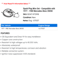 thumbnail image 2 of Spark Plug Wire Set - Compatible with 1977 - 1980 Mercedes-Benz 280SE 1978 1979, 2 of 2
