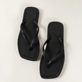 thumbnail image 6 of Womens Flip-Flops Slip-on Flat Heel Thong Women's Summer Casual Comfortable Lightweight Shower Sandals, 6 of 10