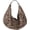 Khaki, variant on Oversized Leopard Crescent Tote Bag Large Suede Slouchy Cheetah Print Hobo Dumpling Bag Leopard Half Moon Handbag