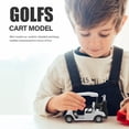 thumbnail image 2 of Carrito de golf en miniatura, modelo a escala 1:20, de metal fundido. Coche de juguete de aleación., 2 of 8