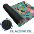thumbnail image 6 of Long Mouse Pads for Desk,German Shepherd Dog and Flower Desk Mats on Top Of Desks, Desk Mouse Pad Extra Large with 3mm Non-Slip Base and Stitched Edge for Gaming,Office,Work,Home 31.5"x15.7", 6 of 6
