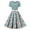 Teal Blue, variant on IBTOM CASTLE Women's 1950s Vintage Wedding Audrey Hepburn Style Cocktail Swing Dresses for Evening Prom Tea Party Clothes XL Black
