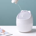 thumbnail image 3 of Trash Mini Desktop Trash Can Cute Appearance Large Opening Desk Plastic Garbage Can Detachable Waste Basket with Lid, 3 of 5