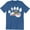 Blue, variant on California Republic State Flag Cali Bear Footstep Men's CA Souvenir T-Shirt