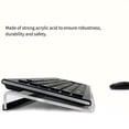 thumbnail image 4 of Seitruly Acrylic Tilted Computer Keyboard Stand Notebook Holder Non-slide Z Reduce Tray Transparent Pressure Shape for Office School Computadoras de tableta, 4 of 6