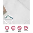 thumbnail image 6 of Teal Beach Coastal Kitchen Dish Towels for Drying Dishes Set of 4, Summer Nautical Coral Shell Botanical Waffle Weave Microfiber Hand Tea Bathroom Towels Quick Dry & Absorbent Towel 12x12, 6 of 7