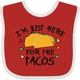 thumbnail image 3 of Inktastic I'm Just Here for the Tacos Cinco De Mayo Boys or Girls Baby Bib, 3 of 4