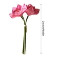 thumbnail image 6 of bestolf 4 Bundles Artificial Phalaenopsis Flower Real Touch Large Fake Orchids Flowers Stem for Vase Home Wedding Party Decor, 6 of 7