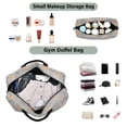 thumbnail image 4 of Travel Duffel Luggage Bag Sports Duffle Bag Gym Bag with Zipper Spider Webs, 4 of 7