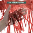 thumbnail image 3 of Foil Fringe Garland 10Ft Red Metallic Tinsel Streamers for Christmas New Year Party 12 Pcs, 3 of 6