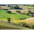 thumbnail image 2 of Eggers, Julie 32x25 Black Ornate Wood Framed with Double Matting Museum Art Print Titled - Italy-Tuscany Tuscan landscape, 2 of 4