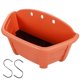 thumbnail image 3 of 1 juego de macetero de plástico semicircular útil macetero colgante HOMEMAXS 10094990-MX, 3 of 6