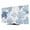 Blue Grey, variant on Red Orange Coastal TV Cover for 24 Inch Screen,Stretch Fabric Dustproof TV Display Protector,Sea Turtle Nautical Coral Summer Beach Elastic Slipcover Monitor Cover for Desktop Computer 20.9"x11.8"