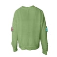 thumbnail image 7 of Womens Ribbed Knit Cardigan Embroidery Detail Button Front Open Sweater Coat, 7 of 7