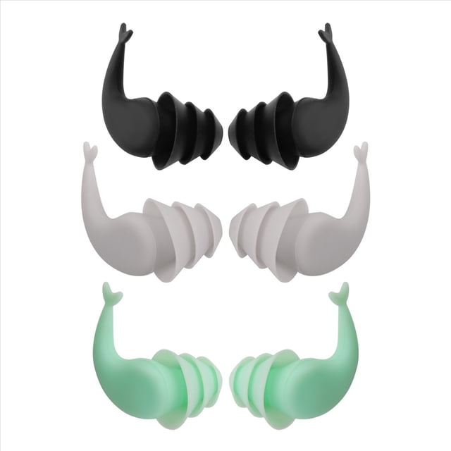 3 Pares de Tapones para los OíDos Impermeables y Ultra CóModos, Tapones para los OíDos para Nadar, Tapones para los OíDos de Silicona Reutilizables para Deportes AcuáTicos